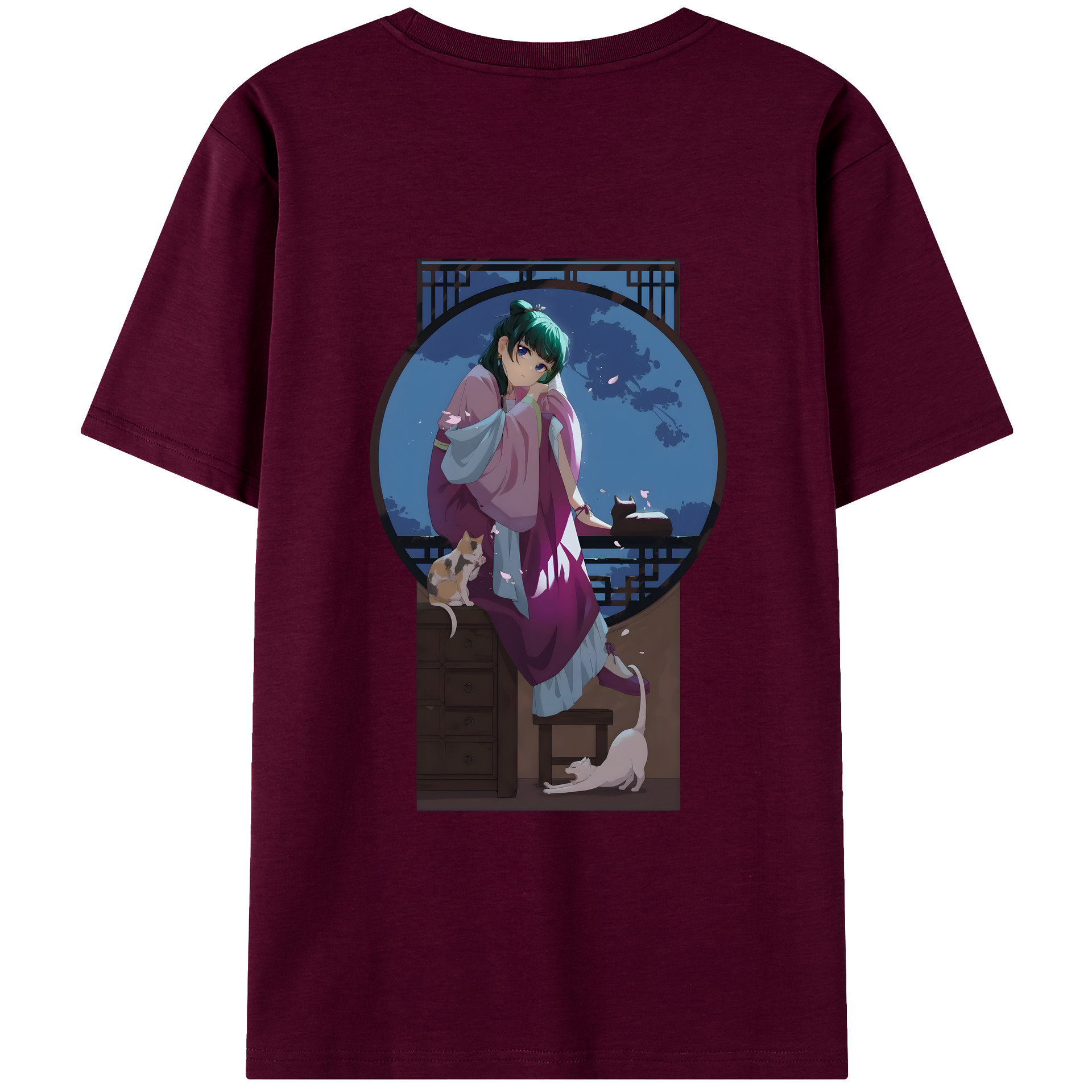 （画像用） 薬屋のひとりごと The Apothecary Diaries レディース半袖Tシャツ(バックプリント)